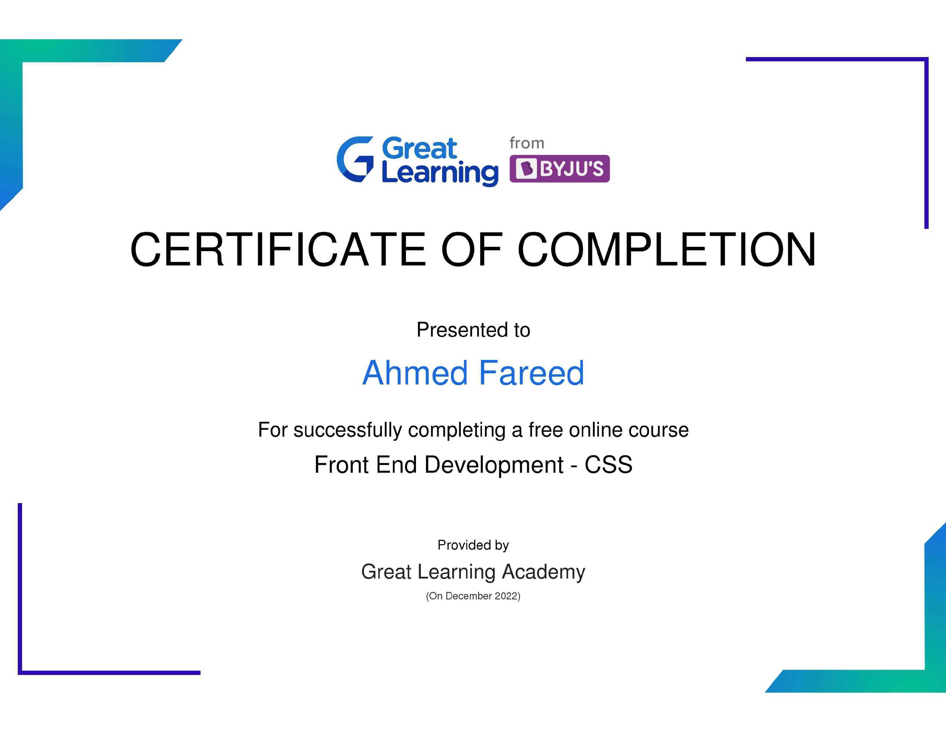 Certificate 3