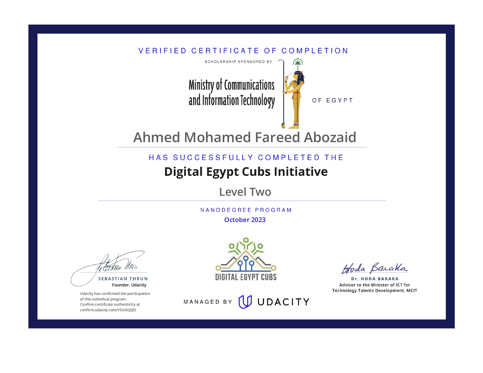 Certificate 5